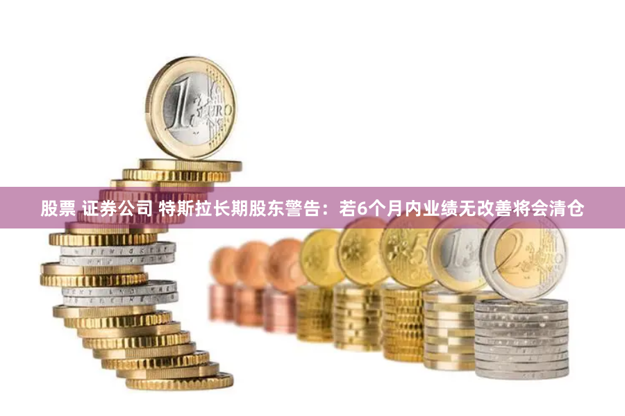 股票 证券公司 特斯拉长期股东警告：若6个月内业绩无改善将会清仓