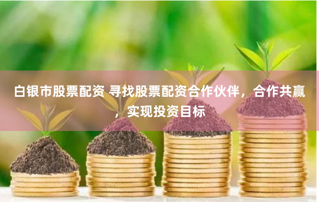 白银市股票配资 寻找股票配资合作伙伴，合作共赢，实现投资目标